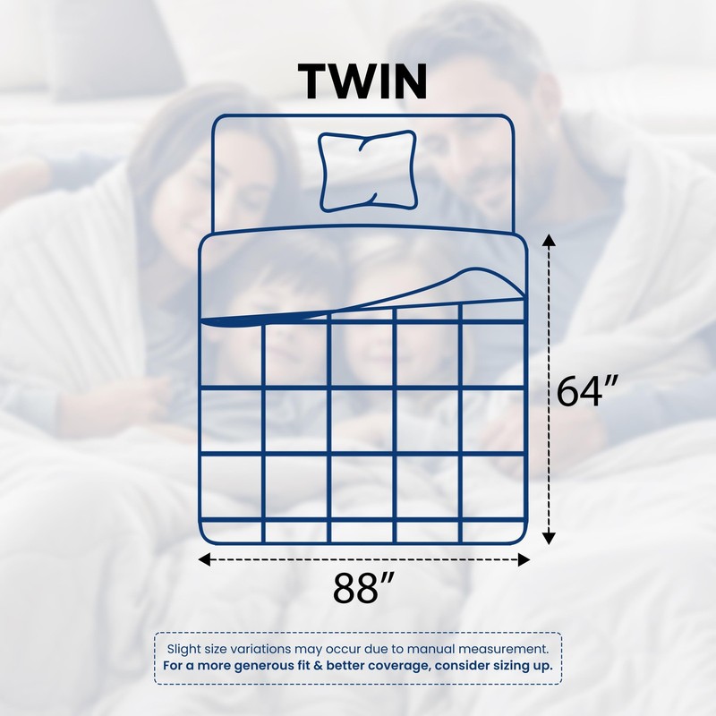 Utopia Bedding Comforter Twin Size 64 x 88 Inches, All Season Duvet Insert, D... gallery