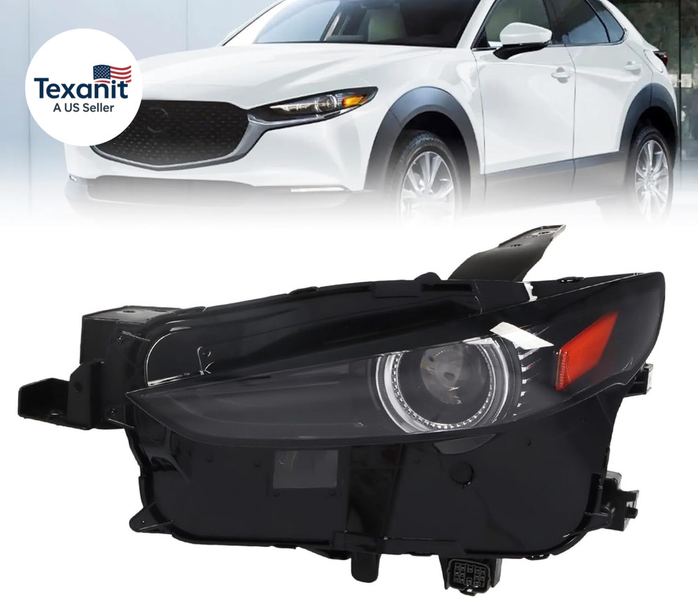 Left Headlight Assembly W/Afs Compatible with CX-30 Preferred/Premium/Select/Sig