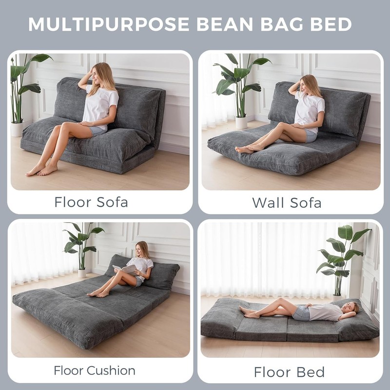 Folding Sofa Bed Flexible Foam Support Couch with Washable Cover for Living Room gallery