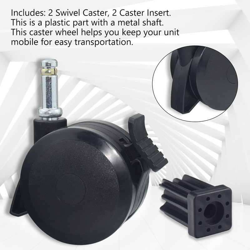 4 Pack 70360 Locking Caster for Weber Genesis E310 E320 S330 Gas Grills gallery