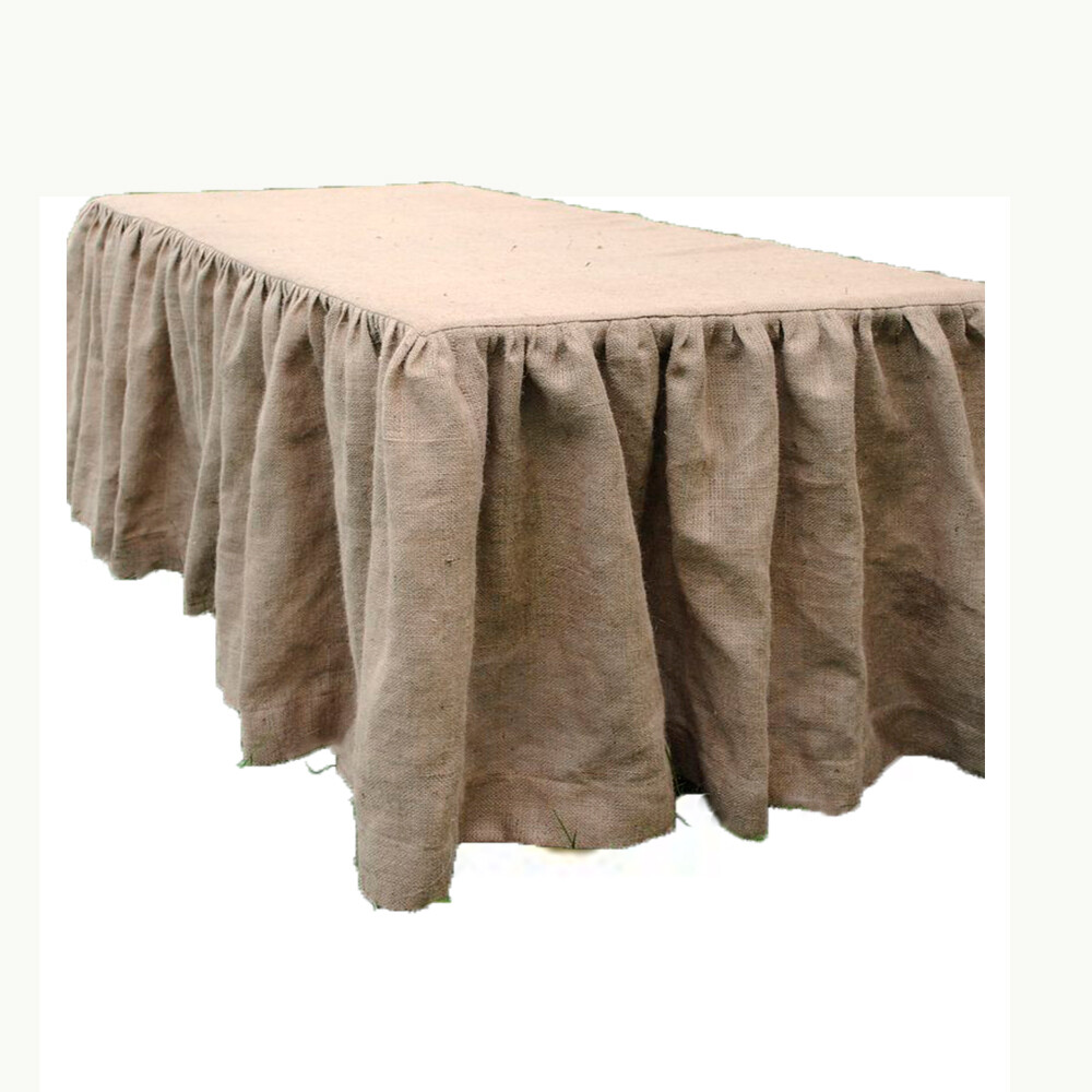 Burlap Table Skirt 21 Feet gallery