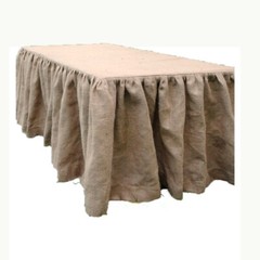 Burlap Table Skirt 21 Feet