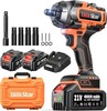 TaskStar Cordless Impact Wrench 1/2“, 1110 Ft-lbs(1500 N.m) 2 * 4.0 Ah Battery gallery