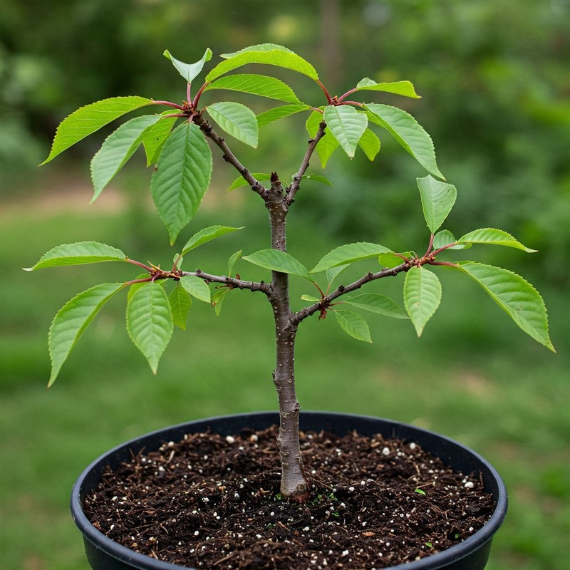 Montmorency Cherry Tree Live Prunus Cerasus Outdoor Fruiting Plant 3-4 Feet Tall gallery