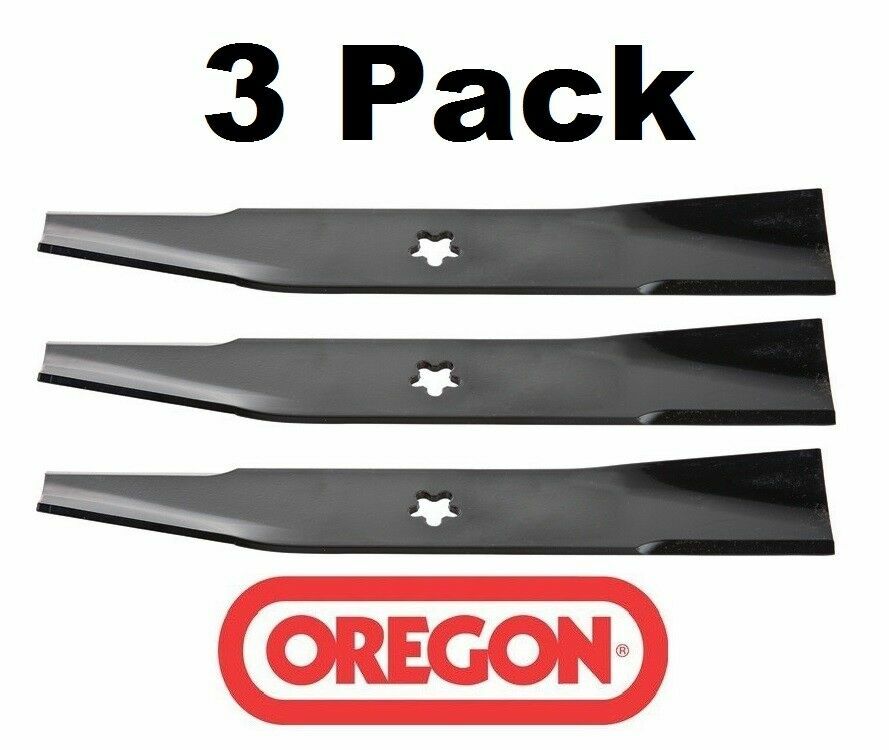 44" BLADES, FITS CRAFTSMAN PART # 130652, STAR HOLE, SET OF 3 gallery