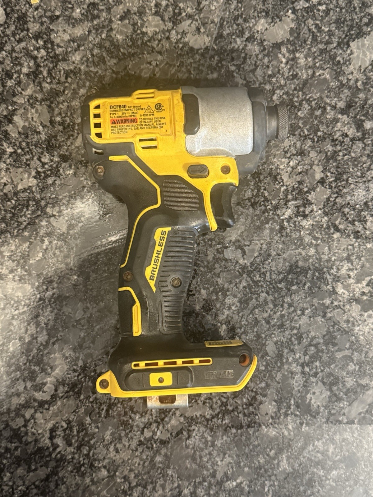 DEWALT DCF840 Cordless Impact Driver - Yellow/Black gallery