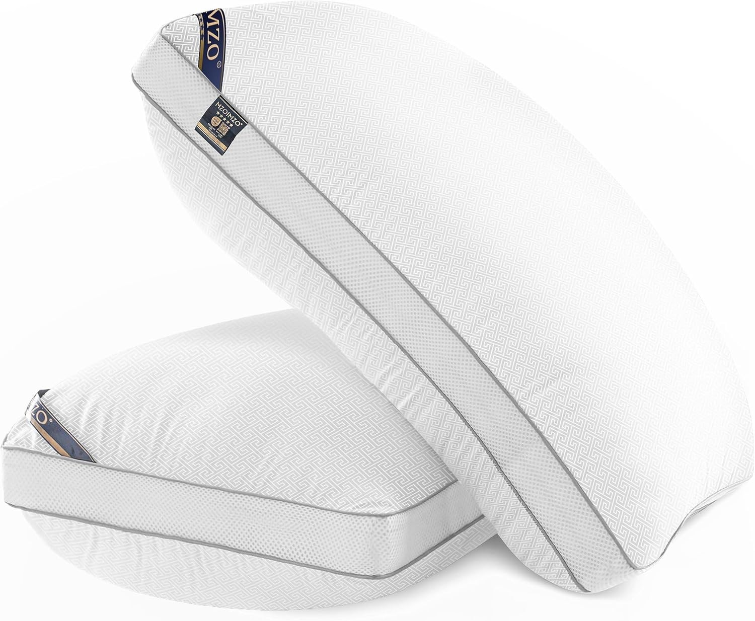 Luxury Comfy Hotel Collection Bed Pillows for Sleeping- Firm Queen Size Set o... gallery