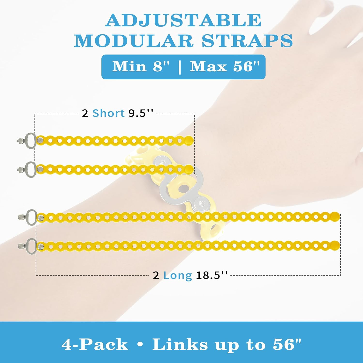 Modular Straps (4-Pack), Flexible Multi-Tool, Gear Strap for Outdoor Adventure, gallery