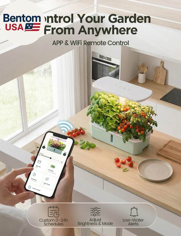 Lph-Air Hydroponics Growing System Kits, APP & Wifi Controlled Smart Indoor Gard gallery