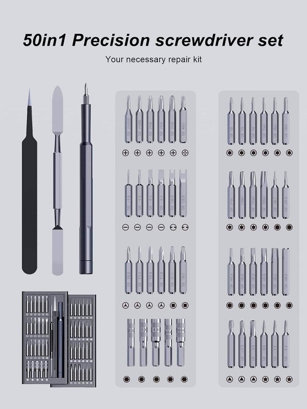 50-in-1 Small Screwdriver Set, [Super Durable & Strong Magnetic] Tiny Torx gallery