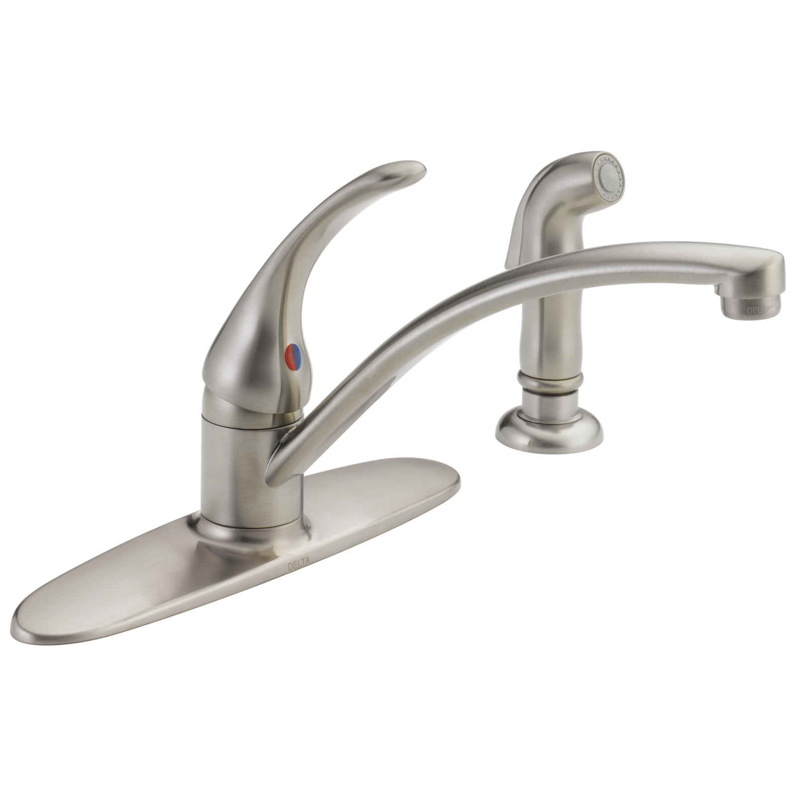 Delta Foundations Kitchen Faucet 1.8 GPM Stainless-Certified Refurbished gallery