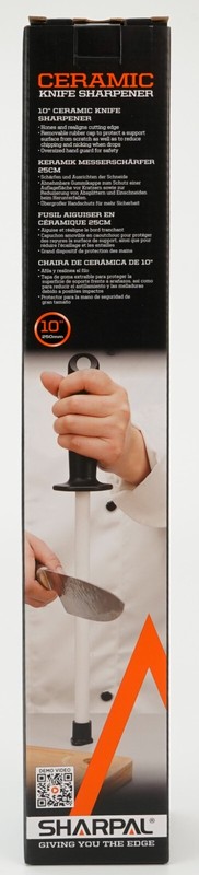 Professional Ceramic Sharpening Fine Honing Rod Steel Kitchen Knife Sharpener gallery
