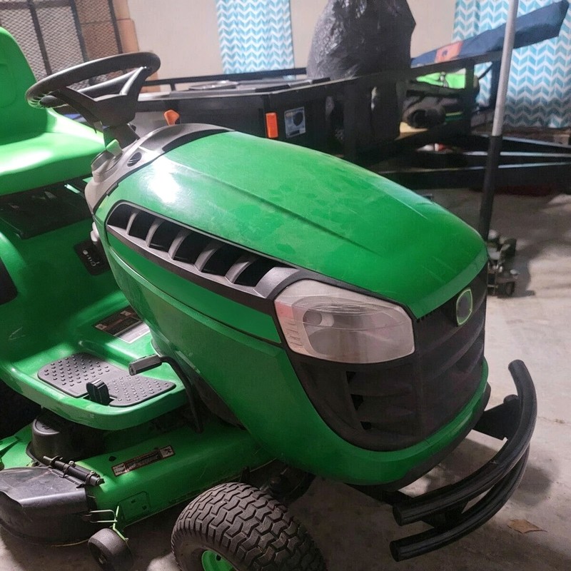 For John Deere 100 Series 2-Bar Front Bumper Guard Lawn Tractor Protection gallery