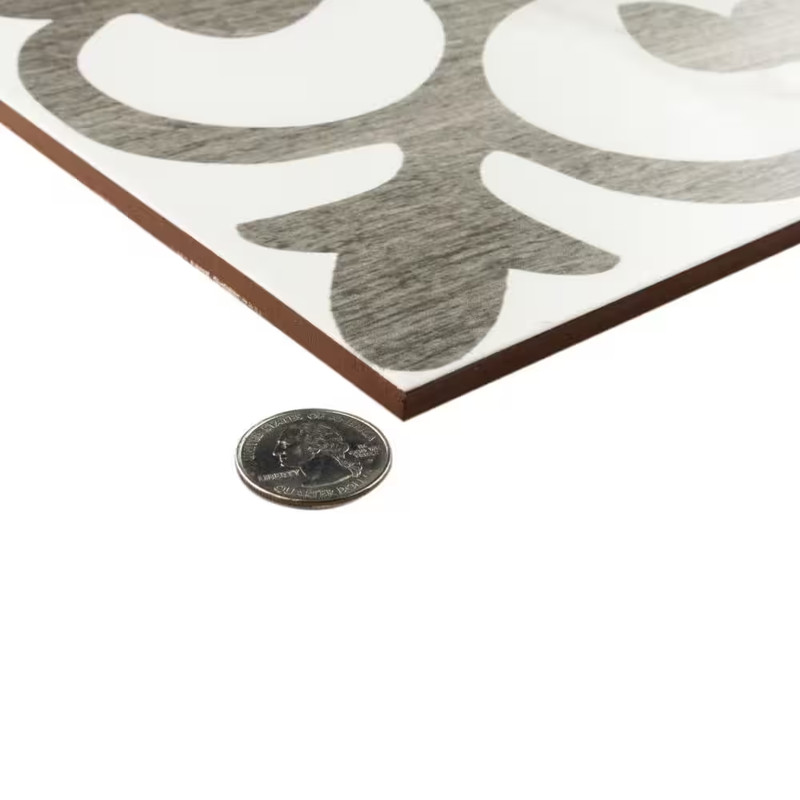 Ella Hill Amberes Grey-Bone 13 In. X 13 In. Ceramic Floor and Wall Tile (15.6 Sq gallery