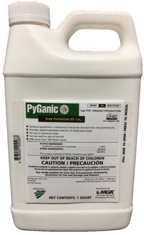 PyGanic EC 1.4 II Insecticide - 1 Quart - OMRI Certified gallery