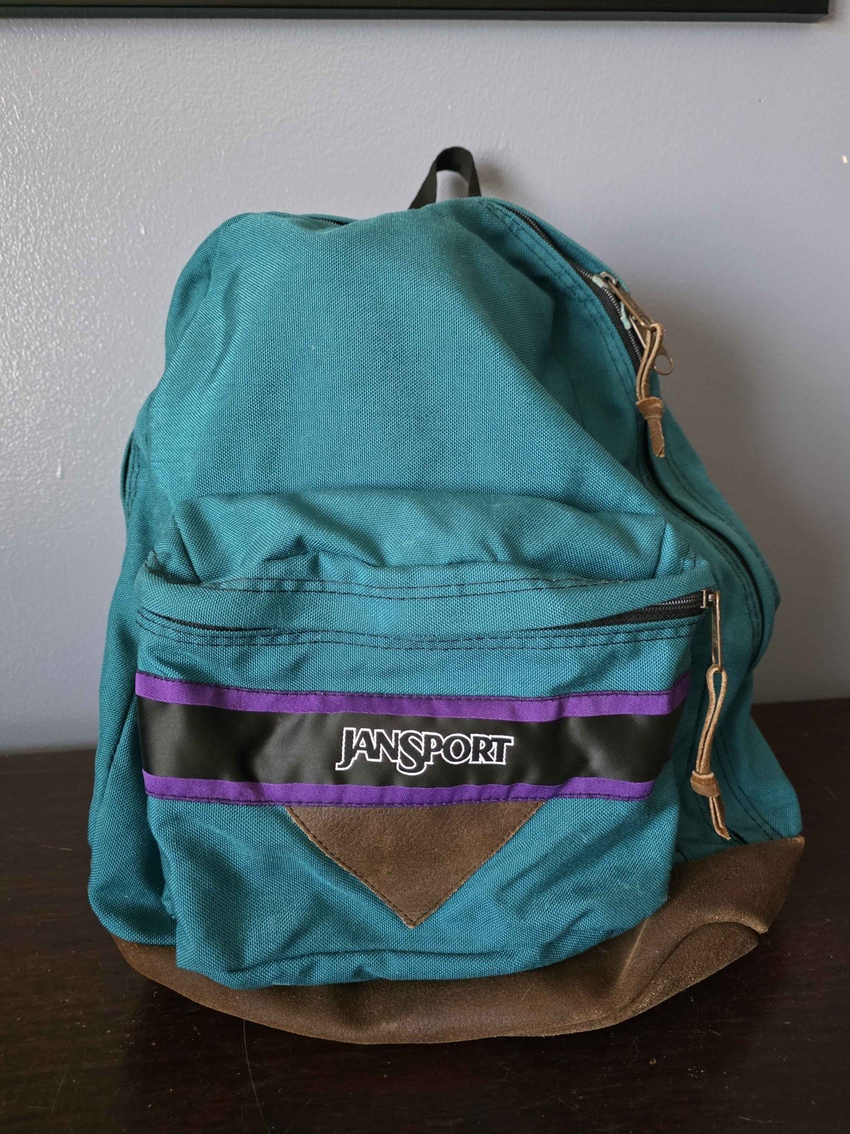 Vintage Jansport Backpack   Pockets Ski Slots Back Pack Bag
