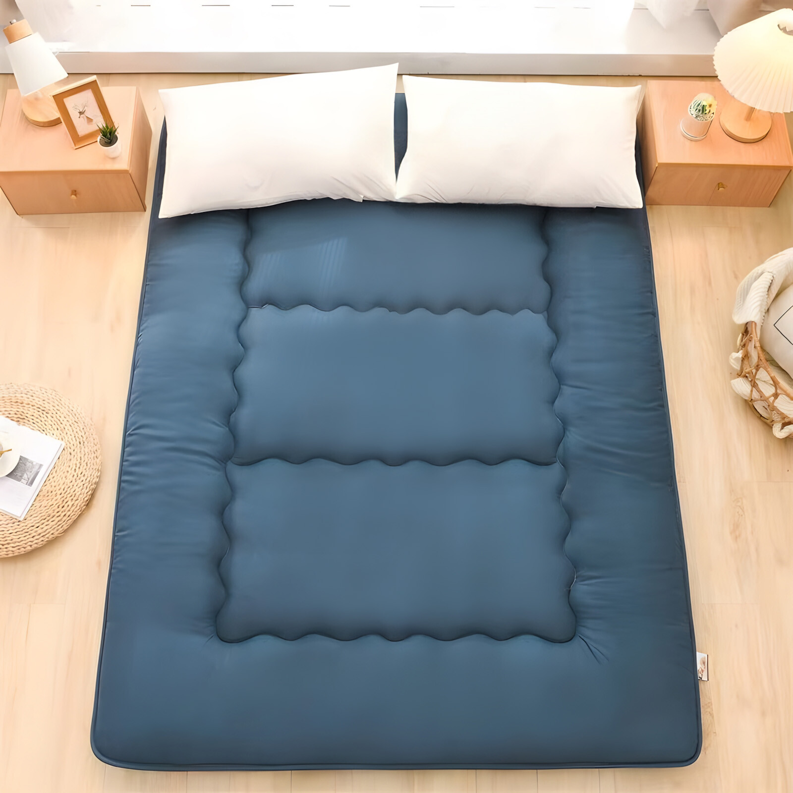 Japanese Floor Mattress Foldable Futon Mattress Sleeping Tatami Mat Camping Pad gallery