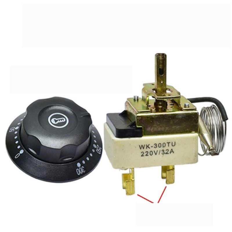 Temperature Controller 30-110 Degrees 50-300°C Rotary Temperature Control Switch gallery