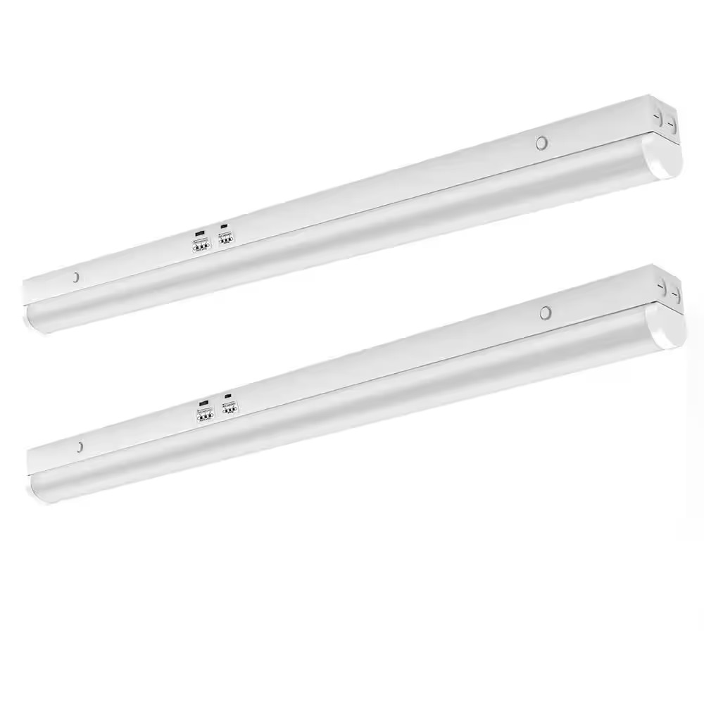 3.38 Ft.Led Shop Light 3500K/4000K/5000K Adjustable, 5400 Lumen, Ceiling Mount f gallery