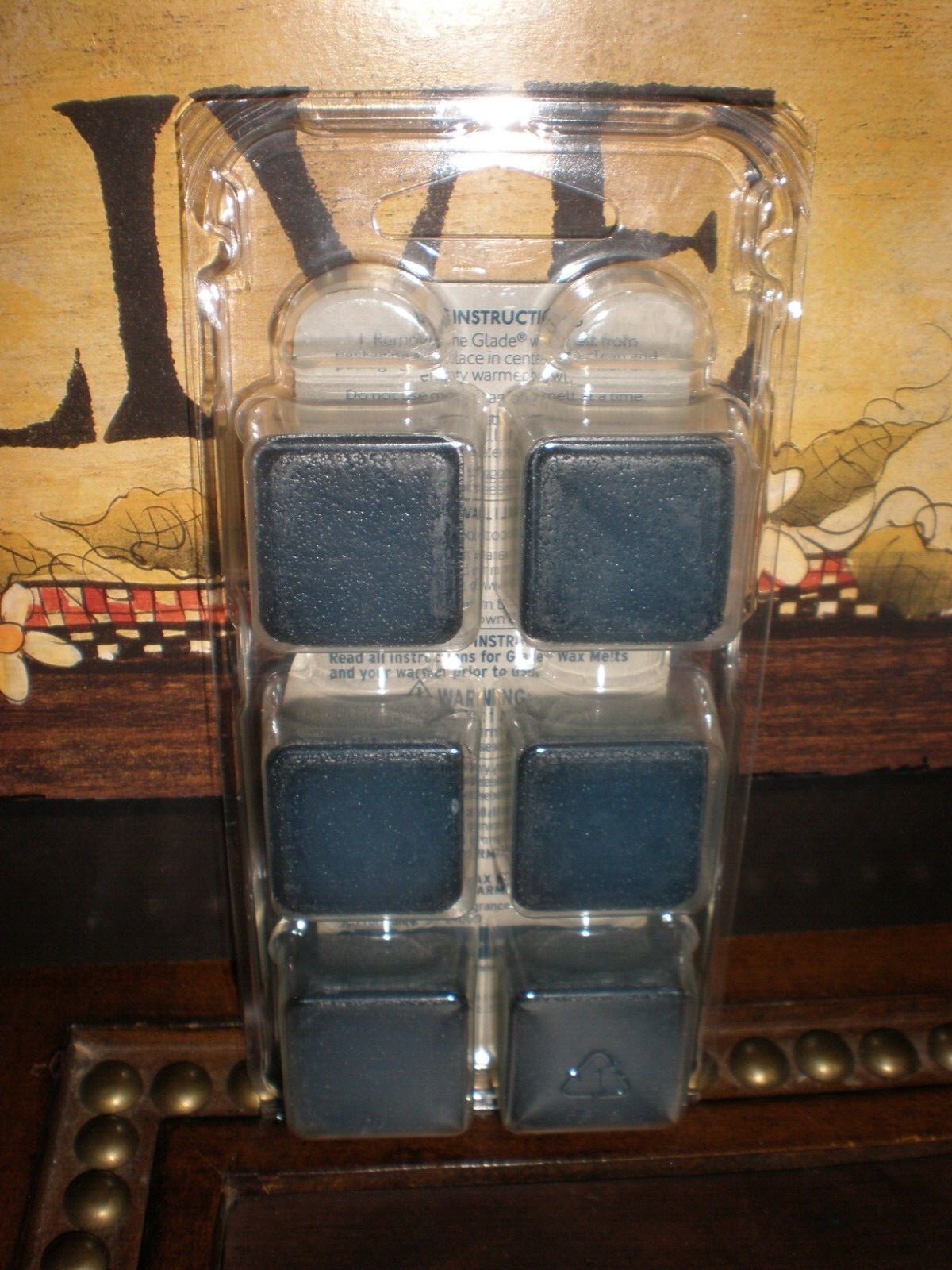 Glade Wax Melts WOODSIDE LIBRARY LEATHER & OAK SCENT RARE 6 Total Tarts 1 Pack gallery