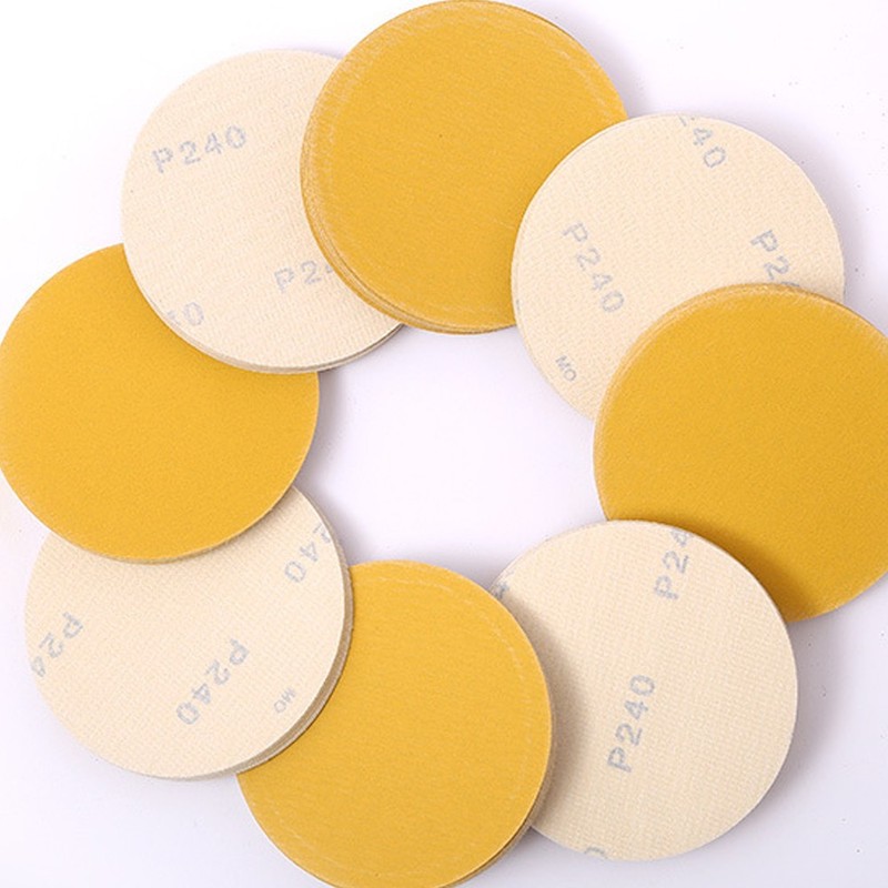 6" Inch DA Sanding Disc, Hook Loop Sandpaper 60-800 Grit 10/30/50/100Pcs gallery