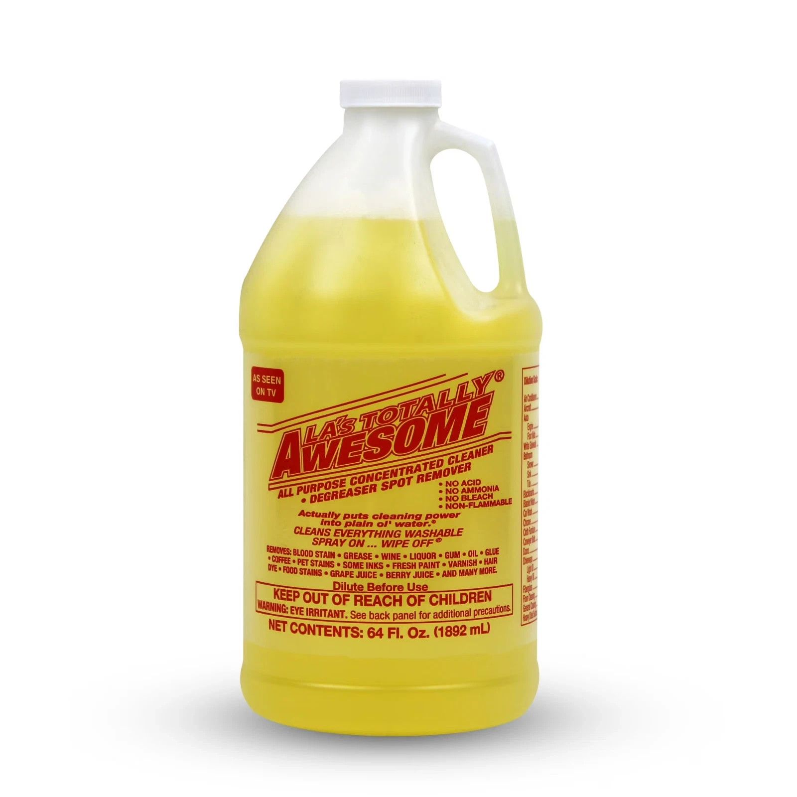 LA's Totally Awesome All Purpose Concentrated Cleaner & Degreaser, 64 fl oz gallery