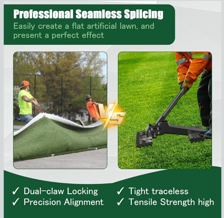 Heavy Duty Grass Turf Aerator Tool with Foot Bar gallery