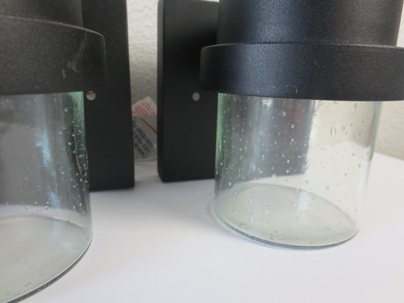 Progress Lighting Led Black Clear Glass Outdoor Wall Lantern 4.5" gallery