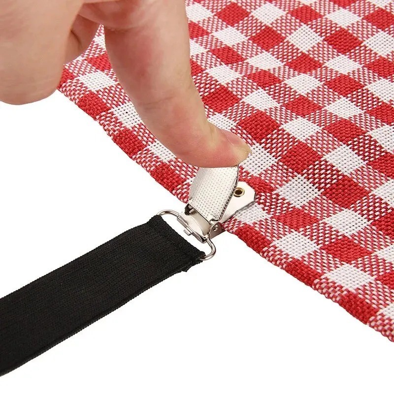 4PCS Triangle Bed Sheet Holders Adjustable Mattress Gripper Clips Fasteners Set gallery
