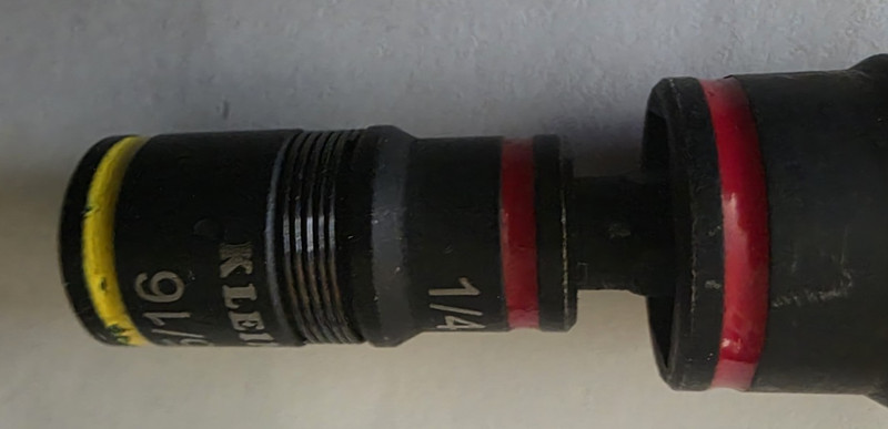 Impact Driver 7-In-1 SAE Flip Socket Set Handle Nut Bit Holder 1/4 5/16 3/8 7/16 gallery