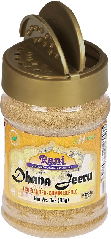 Rani Dhana-Jeeru (Coriander-Cumin Blend 50-50) Powder 3oz (85g) PET Jar gallery