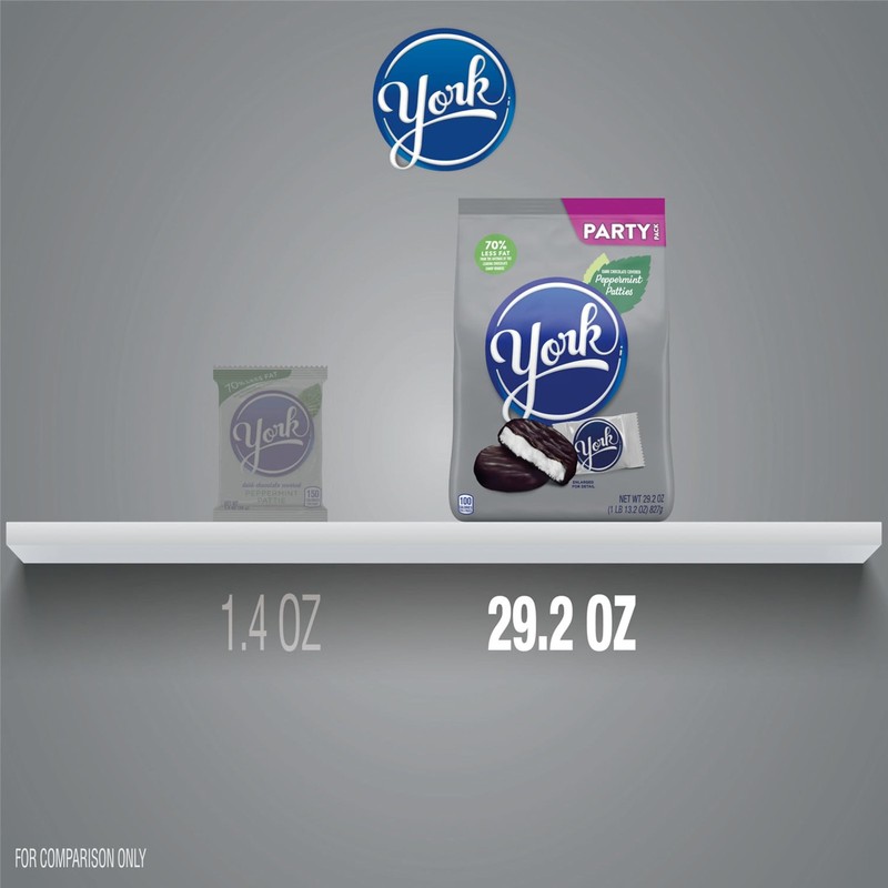 Dark Chocolate Peppermint Patties, Candy Party Pack, 29.2 oz gallery