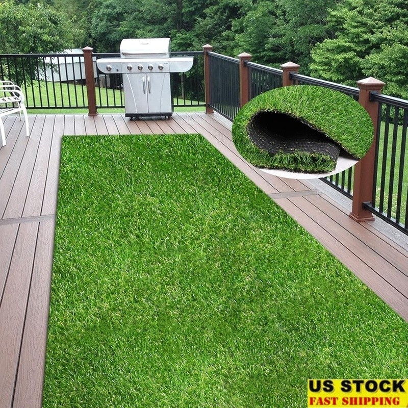 Artificial Grass 4ft11in x 8ft Turf Mat Indoor Outdoor Pet Safe Easy Clean New gallery