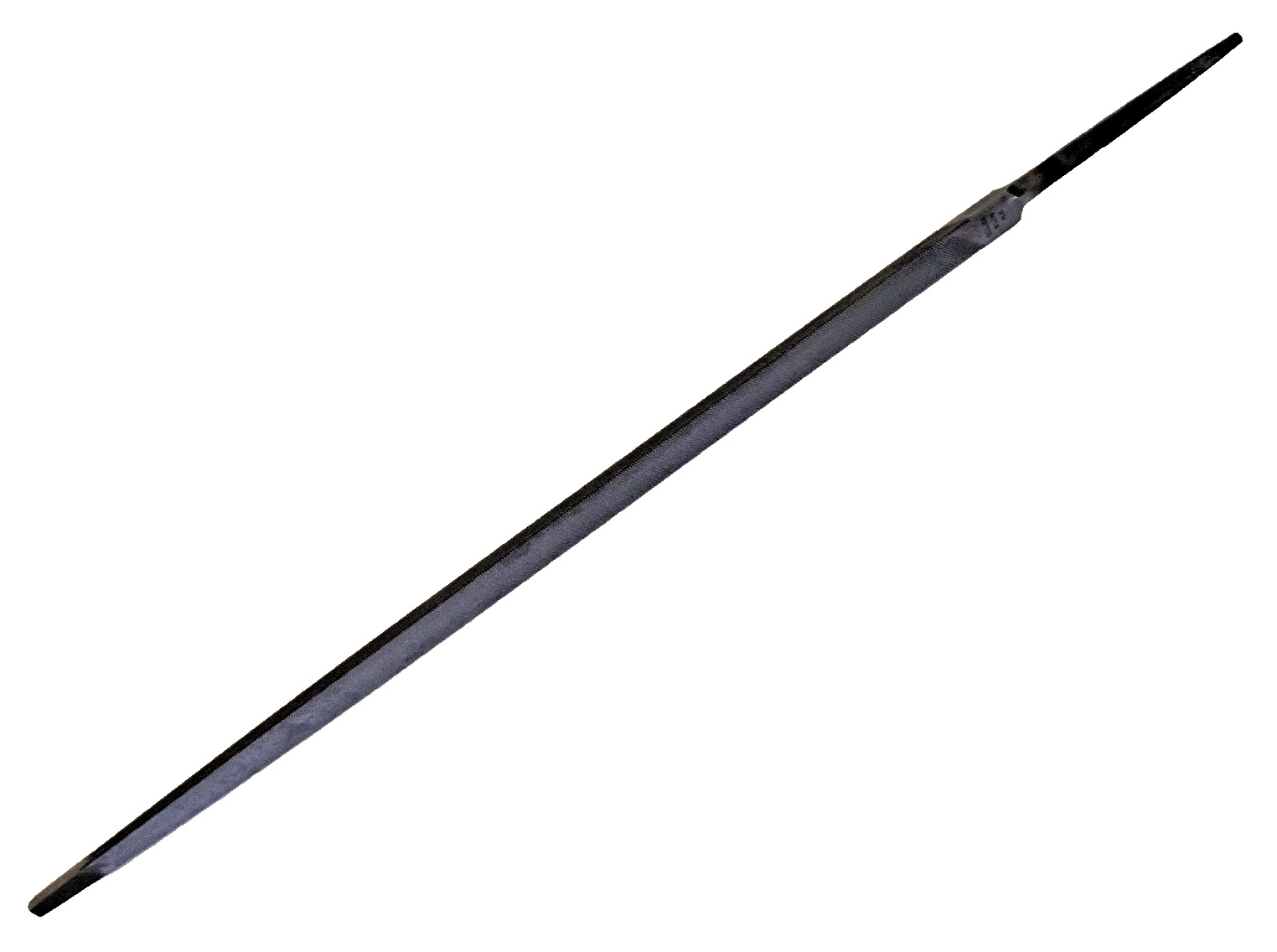 Nicholson 7" Double Extra Slim Taper File Double Cut Triangular USA MADE N.O.S. gallery