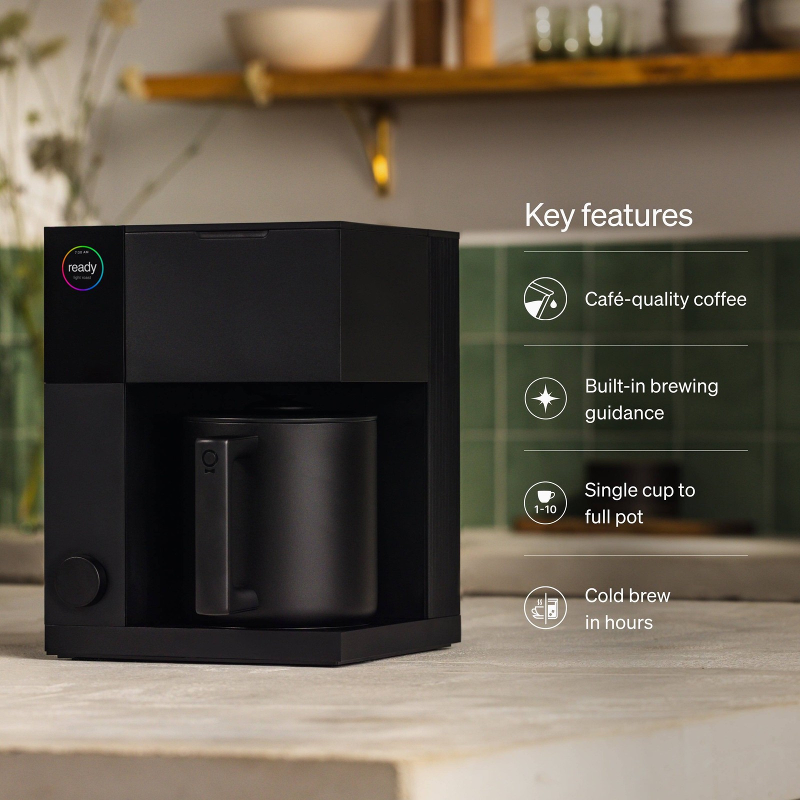 Fellow - Aiden Precision Coffee Maker - Black gallery