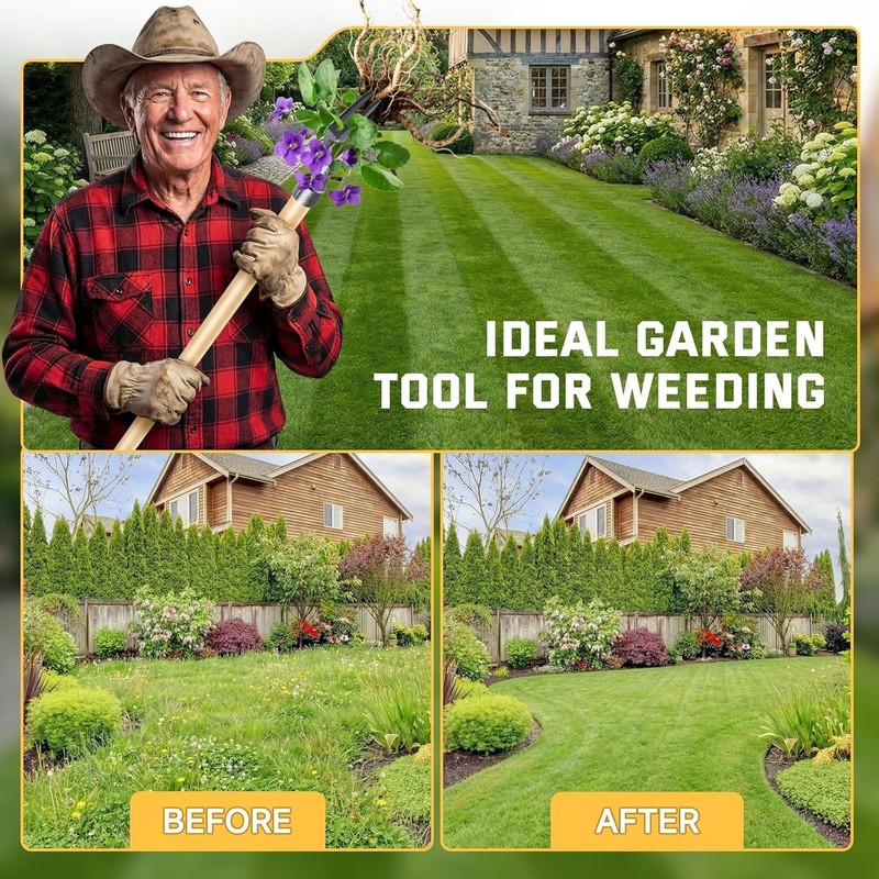 Weeder Puller Tool Stand Up Weed Tool with Long Handle Garden Weed Remover Tool gallery