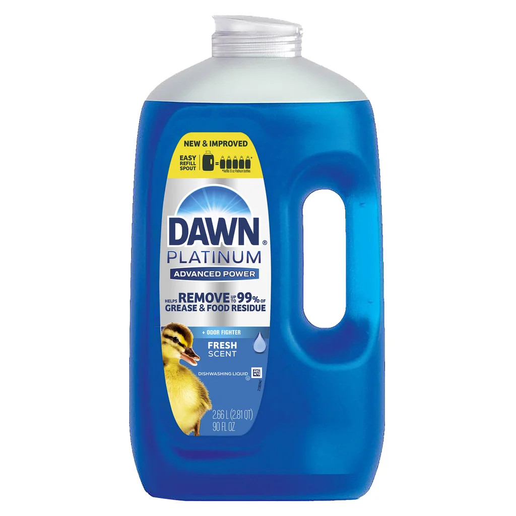 2-Pack Dawn Platimum Advanced Power Dishwashing Liquid, Fresh, 90 fl oz gallery