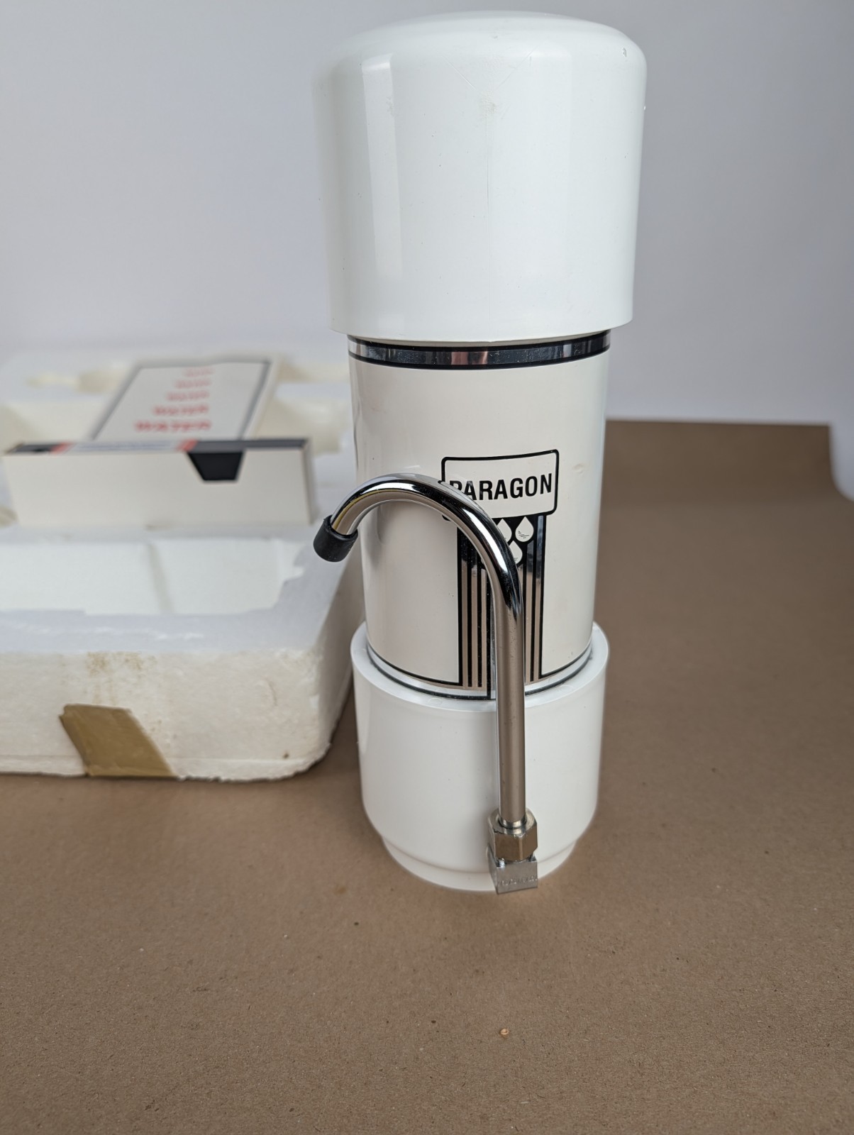 NOS 1989 Paragon CT-2 Water Filter Countertop Water Filter 15,000 Gallon White gallery