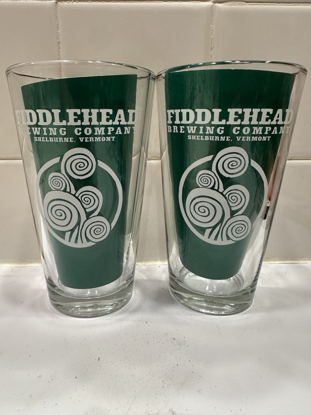 Fiddlehead Brewing Company Pint Glasses!!! gallery