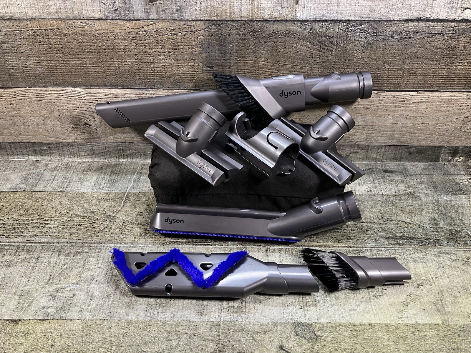 Dyson Pet Vacuum Attachments Crevice extension With Brush, Flat Wand, Hold Clip gallery