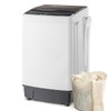 Home Full Automatic Washing Machine 17.6lbs Washer Clothing Apartment Electric gallery