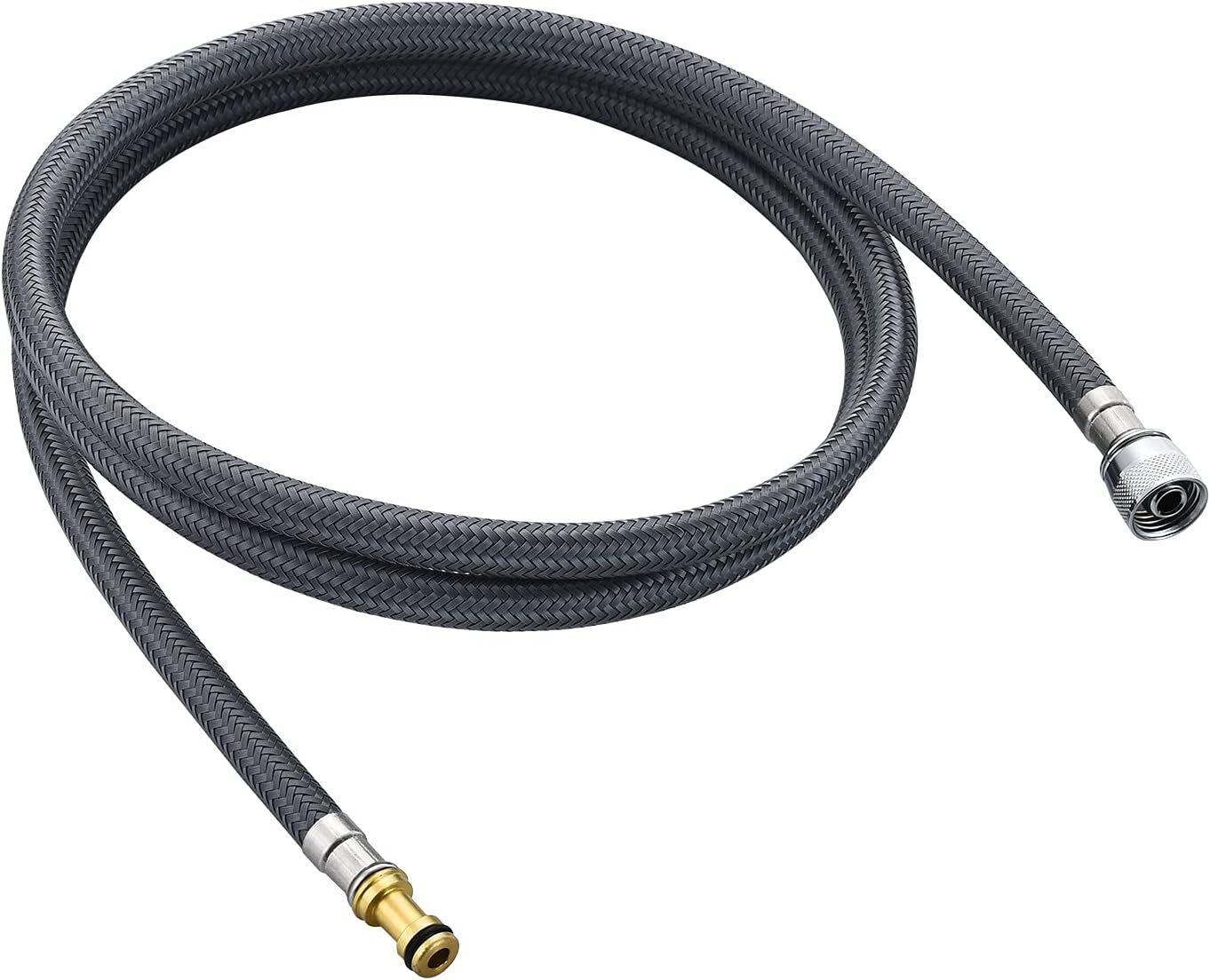 Pull-down Faucet Replacement Hose 131381,Replacement 67 inches Chrome gallery