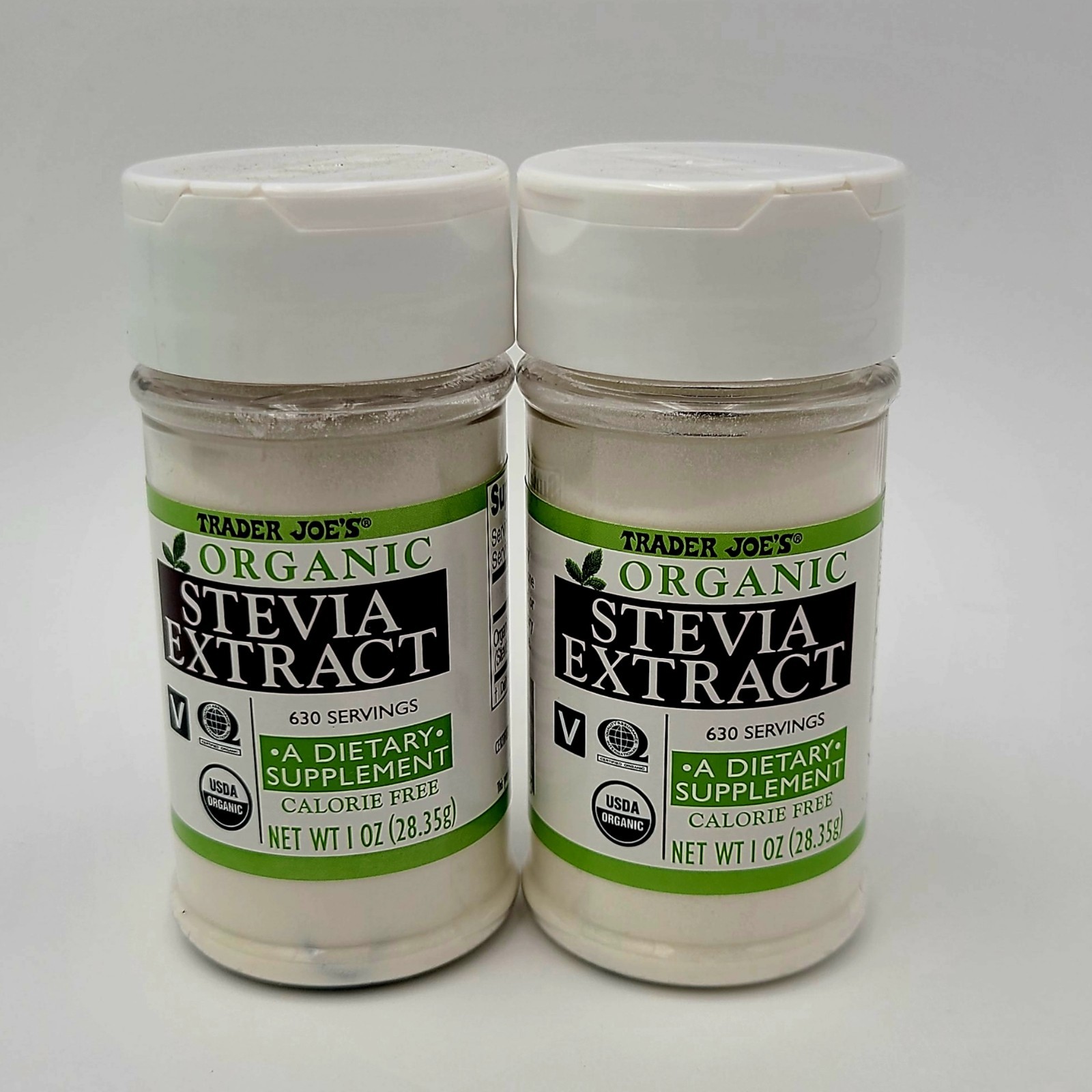 *2 Pack* Trader Joe's Organic Stevia Extract Calorie Free Dietary Supplement NEW gallery