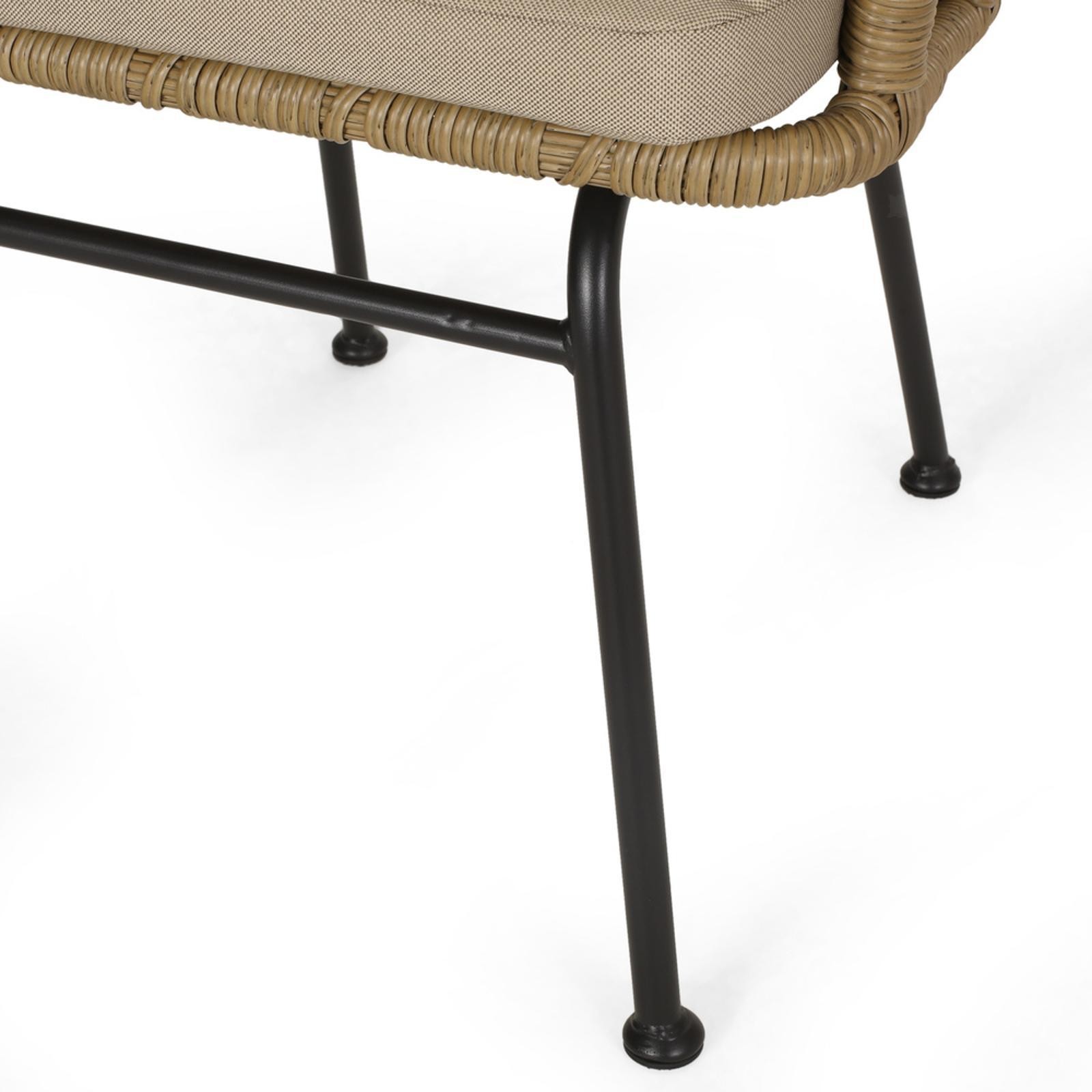 CHAIR - Minimalist Outdoor Seating with Poly Rattan Frame, Weather-Resistant gallery