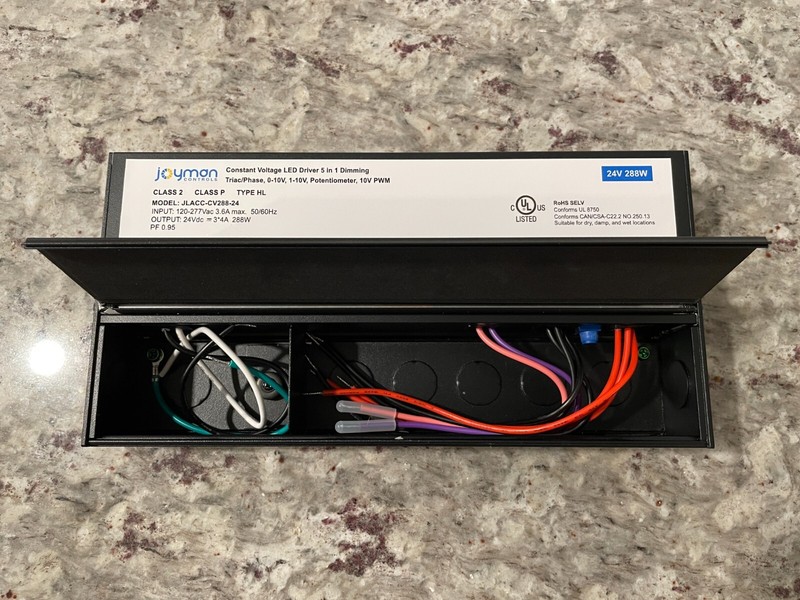 288W Dimmable LED Driver, 24V 5-in-1 Dimmable Power Supply, UL Listed, IP65 gallery