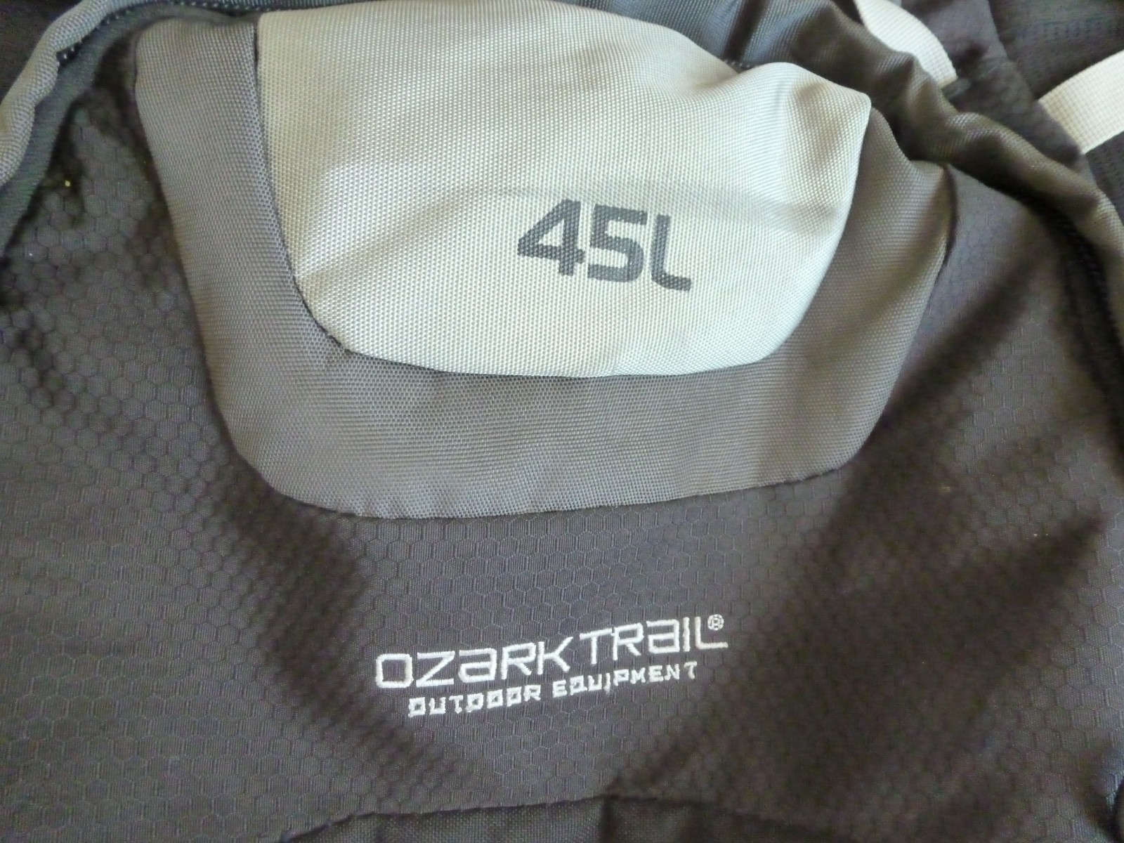 Ozark Trail Backpack 45L Camping Hiking Adjustable Frame Cushion Strap 3