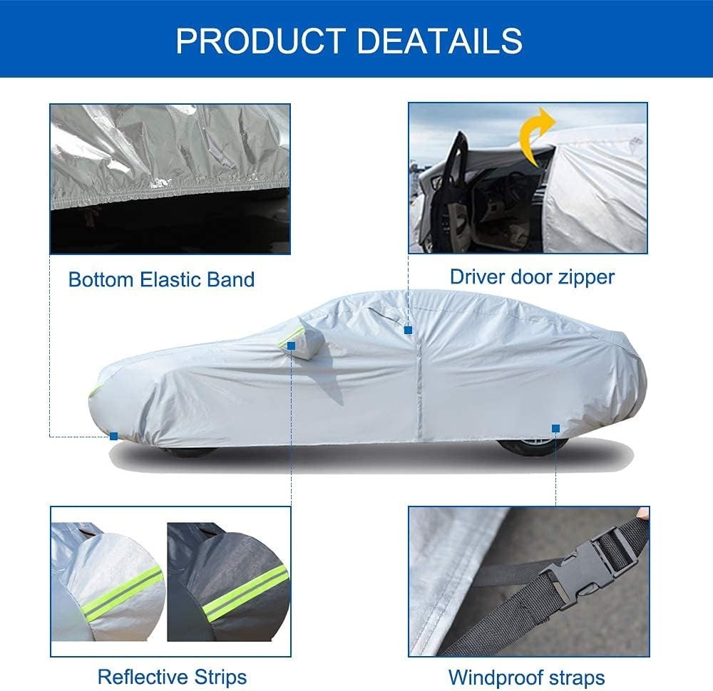 6 Layers Car Cover Custom Fit Cadillac Deville (1994-2006) Waterproof All Weath gallery