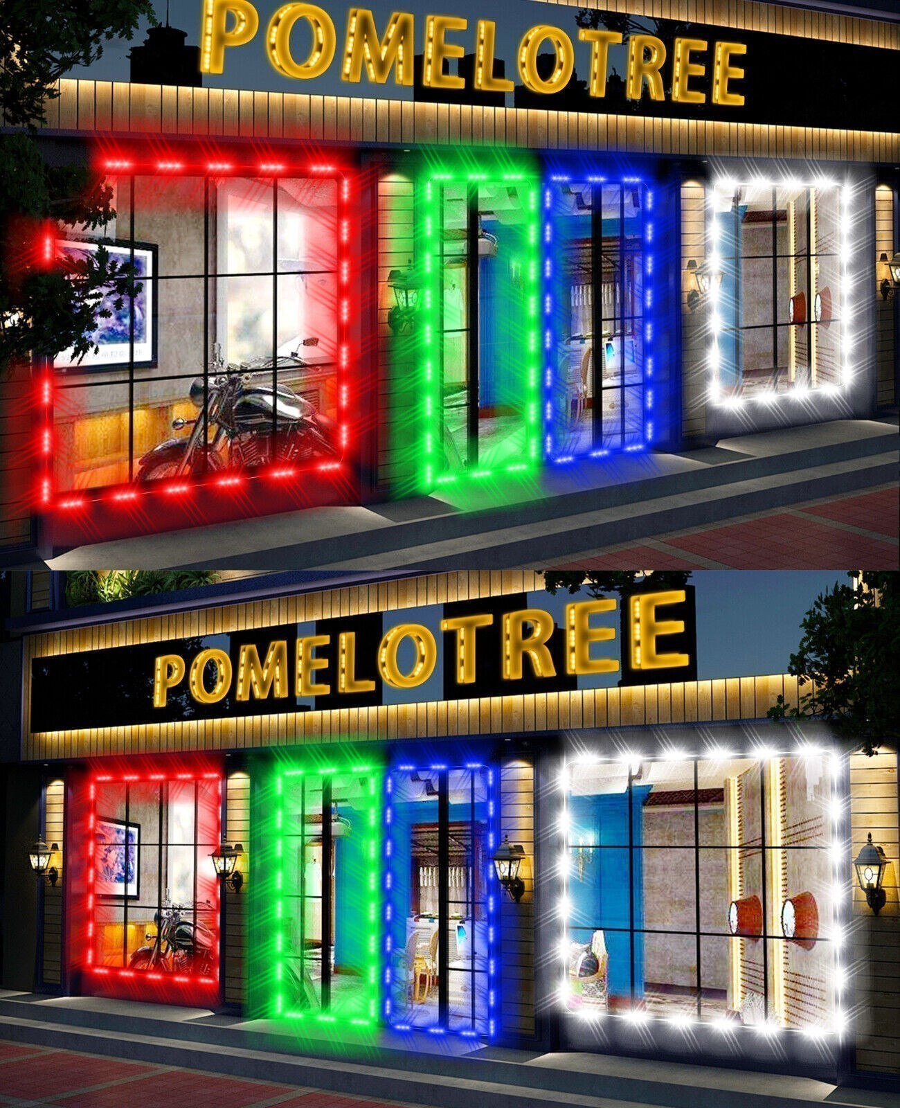 10ft-1000ft RGB 5050 SMD LED Module Light Storefront Window Sign Lamp Waterproof gallery