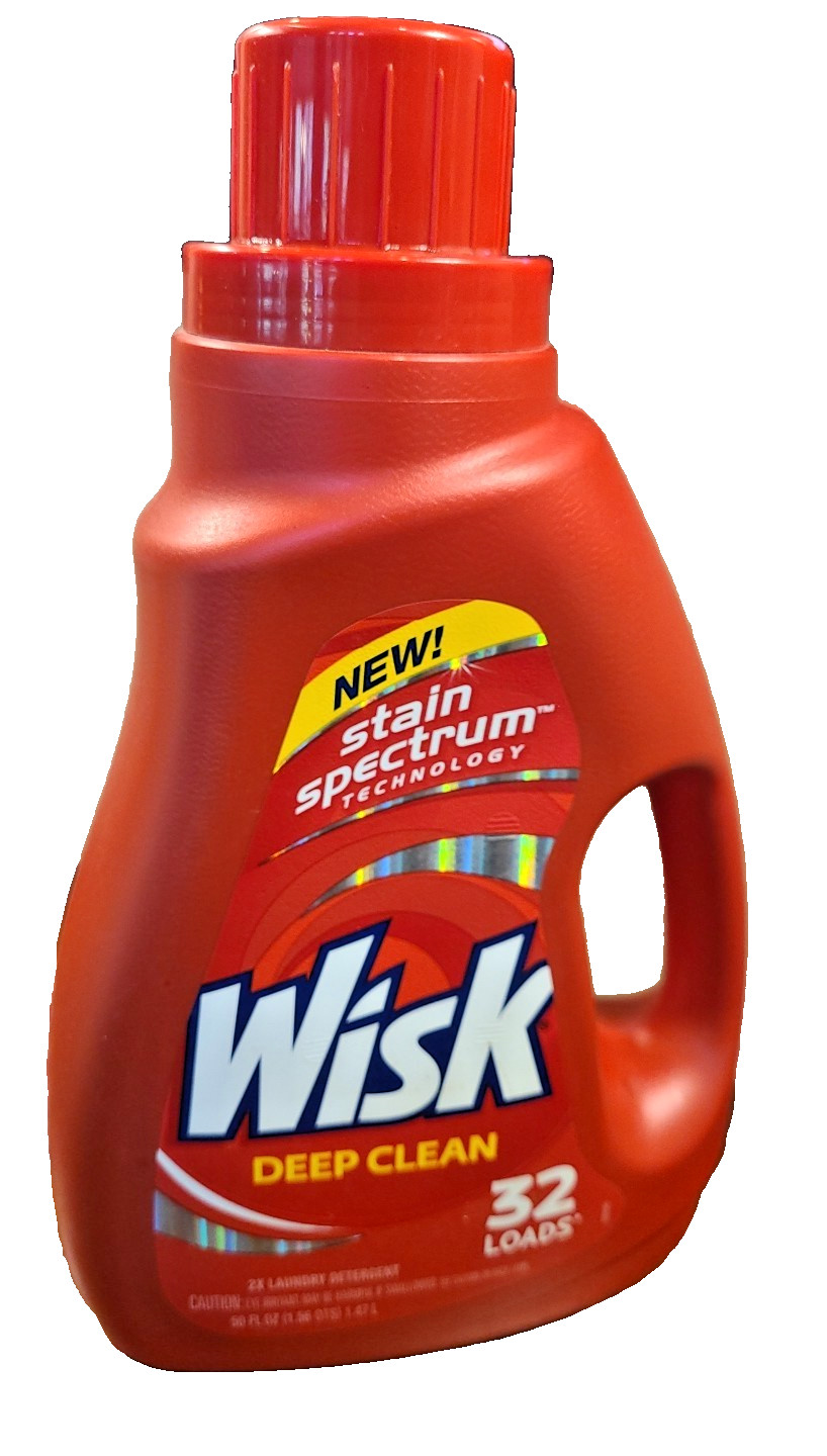 (1) Wisk DEEP CLEAN STAIN SPECTRUM Laundry Detergent 32 Loads 50 fl oz / 1.47 L gallery
