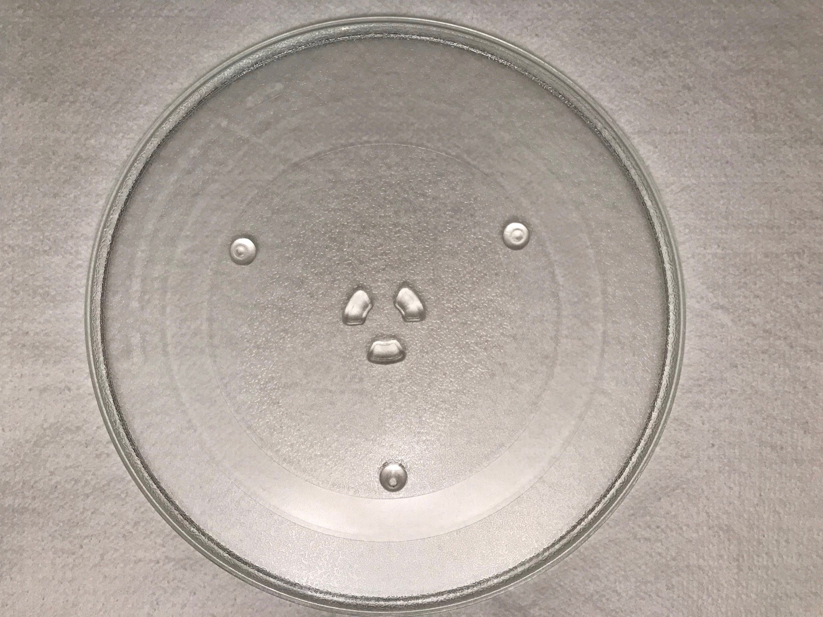 GE Microwave Glass Tray Turntable Plate 14 1/8" Diameter Sharp Maytag WB49X10063 gallery